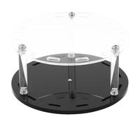 OSOLADY Lash Tweezer Holder Stand for Hygienic Organization with Sturdy Base Rotating 12-Hole Acrylic of Eyelash Extension Tools, Suitable for Studio Environment and Mobile Lash Techs