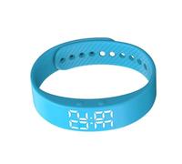 OSOLADY LED Fitness Smart Watch for Boys and Girls Adjustable Silicone Bracelet Pedometer and Calorie Counter Vibration Alarm Water-Resistant