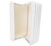 OSOLADY Light Decor Accessory with Home Decoration and Paper Lantern Lampshade Foldable Lamp Cover Hanging, Simple Creative Design Delicate White Origami Style Housewarming Gift