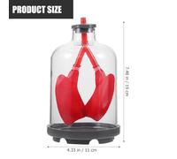 OSOLADY Lung Breathing Model with Diaphragm Movement Functional Lung Assemble Model for Teaching Demonstration Tool for Science Education and Biology Classes