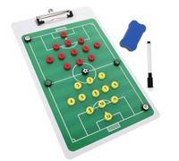 OSOLADY Magnetic Football Coaching Board Tactical Strategy Soccer Match Training Writing Whiteboard with Clip for Indoor Futsal Football Coaching Supplies Random Color