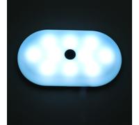 OSOLADY Magnetic LED Light Car Roof Light White Plastic Built-in Lithium Battery Not Easy to Fall for Truck and Bus Trunk Interior Reading Lamp