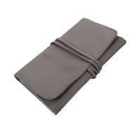 OSOLADY Makeup Brush Organizer Pouch Large Capacity Waterproof Makeup Brush Holder Bag Travel Light Grey