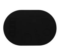 OSOLADY Makeup Mixing Palette Tray Black Blending Foundation Silicone for and Holding Makeup Brushes Non-slip Cosmetic Palette Mat and Enthusiasts