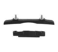 OSOLADY Mandolin Bridge Replacement Part 4.52x0.90x0.31in Ebony Wooden Instrument Bridge with Precise Intonation Sl esign and Resonance for Gigs and Playing on The Go