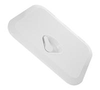 OSOLADY Marine Boat Hatch Lid 270X375Mm White Aluminum Deck Access Hatch Cover Waterproof for Boating Hardware Storage Suitable for Sailing and Kayaking