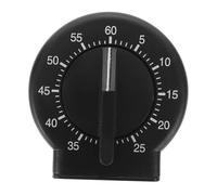 OSOLADY Mechanical Timer 60-Minute Small Kitchen Timer Black for Cooking Baking Time Management Visual Reminder Tool