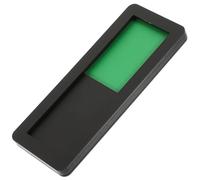 OSOLADY Meeting Room Sign Board Acrylic Sliding Door Indicator Black Easy to Install Privacy Sign for Work and Public Service Buildings