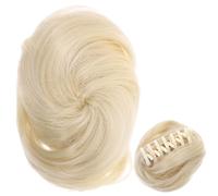 OSOLADY Messy Bun Hair Piece Hair Donut Bun Maker Made of High Temperature Silk that Adds Volume and Blends Seamlessly for Evening or Office Use