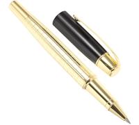 OSOLADY Metal Pen Signature Pen Golden Large Capacity Portable Multipurpose Design for Home and Coloring Book Use by Classmates and Teachers