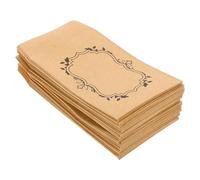 OSOLADY Mini Kraft Paper Envelopes Versatile Use Self-Adhesive 50pcs Small Envelopes for and Khaki Colour Cash Craft Items for Office, Wedding, and Seed Storage