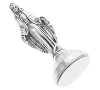 OSOLADY Mini Mother Sculpture Zinc Alloy Religious Decor for Home Silver Figurine with Intricate Details and Remarkable Realism Thoughtful Souvenir Symbol of Faith for Home Religious