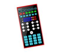 OSOLADY Mixer Broadcast Streaming for Live Suitable and Computers for Sound Features Reduction Card Noise Audio External with Compact Reverberation Phones