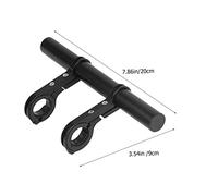 OSOLADY Multi Function Extension Bracket for Bikes Handlebar Extender for Lights and Accessories Secure and Easy Installation Suitable for Mountain and Stationary Bikes