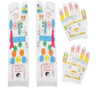 OSOLADY Multi-Functional Massage Gloves and Socks with Knitting Fabric, Reflexology Foot Massager and Hand Massage Tool for Relaxation and Pressure Point Therapy, Suitable for Seniors