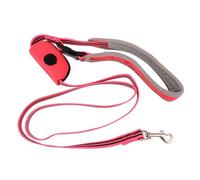 OSOLADY Multifunctional Pet Training Leash with Rope and Attached Trash Bag Pink Dog for Walking and Safety Easy to Wear and Remove for Puppies and Cats