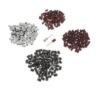 OSOLADY Nail Art Sanding Bands Drill Bits for Manicure Pedicure Sand Ring Cap Drill Bit Resin Cloth Hard Alloy Foot Care Polishing Machine Accessories