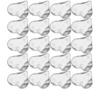 OSOLADY Nail Art Supply 20pcs Glass Nail Tips Charts Manicure Practice Card Showcase Your Style