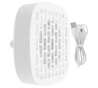 OSOLADY Nail Dust Collector Quiet Rechargeable Vacuum Fan with Strong Suction for Acrylic Nail Dust Extraction Silent for Salon and Home Use White