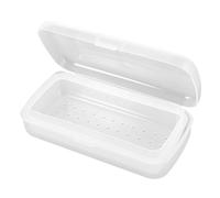 OSOLADY Nail Tools Sterilizer Box Nail Art Disinfection Tray with Removable Filter for Manicure Salon and Home Use
