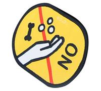 OSOLADY No Feeding Pet Harness Sign Removable Social Warning Tape for Dogs and Puppies with Hook and Loop Closure, No Feeding Logo Sticker for Safe Outdoor Use