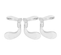 OSOLADY Nose Pads Ensuring Comfortable Wear U Shaped 3pcs for Glasses Comfortable Silicone Non-Slip Eyeglass Nose Pad Replacement Kit Designed to Address Discomfort Issues at Home