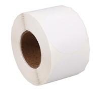 OSOLADY Paper Labels 2 Inch Self-Adhesive White 600pcs Printable Round with Smooth Surface Small Round Thermal Labels for Office and Storage Organising Suitable for Shop and Sites