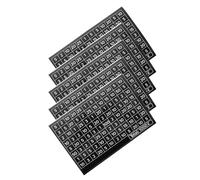 OSOLADY Paper Money Saving Challenge Stickers for Teaching Financial Literacy 50pcs Black with Unique Designs, Versatile Application and Parent Interaction for and Piggy Bank