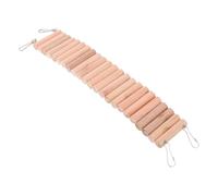 OSOLADY Pet Reptiles Hiding Cave Solid Wood Hamster Shelter Fresh Natural Appearance Hard Texture 16.11x3.14x0.71inch Multi-purpose Fence Arch Bridge for Small Pets Tortoises Lizards