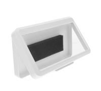 OSOLADY Phone Shower Holder Punching Wall Mounted Phone Case with Window for Easy Access for Watching Movies and Sending Messages Bathroom Kitchen