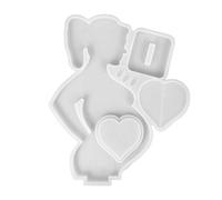 OSOLADY Photo Turn Art, for Craft DIY Frame Silicone Crafts Heart-Shaped or Sturdy Silicone Material that Will Not Yellow Wear Easily and Casting Mother's Resin Epoxy