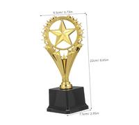 OSOLADY Plastic Gold Trophy Cup for Lightweight Classroom Award for Kindergarten Graduation and Competition Winners Boys Safe Non Toxic Design