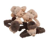 OSOLADY Plush Bear Ears Hair Clips Multifunctional Styling 4pcs for Women, Soft Non- Winter Hair Accessories Cozy Cute Animal Design for Daily Wear