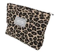 OSOLADY Portable Leopard Print Travel Toiletry Bag Large Capacity Cosmetic Organizer for Skin Care Supplies and Personal Items Storage Pouch for Women Random Color Random Color