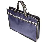 OSOLADY Portable Office Storage Pouch Oxford Cloth Document Bag with Zipper Design, Reusable File Organizer Lightweight and Sturdy for A4 Documents and Business Receipts for Students