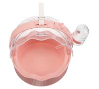 OSOLADY Portable Parrot Travel Cage with Ventilated Large Space, Lightweight Folding Bird Carrier for Outdoor Use, Pink Conure Transport Cage with Handle, Suitable for Small Birds and