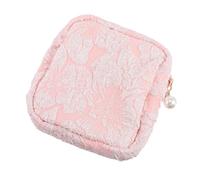 OSOLADY Portable Sanitary Napkin Storage Bag Multi-Function Makeup Pouch for Women Stylish Zipper Organizer for Travel Essentials Versatile Accessory for Personal Items