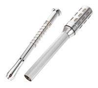 OSOLADY Portable Stainless Steel Moxibustion Rod for Face and Abdomen Therapy, Body Moxa Stick Massage Tool to Stomach Discomfort and Puffiness, Practical Massage Supplies for Female Use