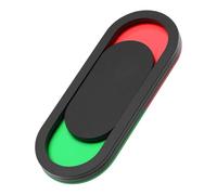OSOLADY Privacy Slider Door Sign Office Meeting Indicator Black Unmarked Slide Privacy Sign for Vacant Occupied Status Easy Install for Workplace Communication