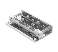 OSOLADY Professional Mandolin Bridge String Replacement Tailpiece Metal Instrument Accessory for Acoustic Mandolins Precise Tuning and Stable Sound for Classical Folk Contemporary Music