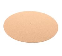 OSOLADY Professional Slipmat Cork Turntable Mat Reduces Unwanted Vibrations Prevents Record Scratch Khaki Cork Material for Vinyl Record Turntable Use for Family and Friends