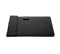 OSOLADY Pu Leather Clipboard Folder with Secure Paper Grip and Integrated Pen Holder, Black Memo Clipboard for Restaurant and Managing Documents, Sleek Professional Menu Board