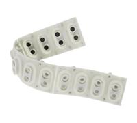 OSOLADY Replacement Electronic Keyboard Key Contact Strip 12-key Silicone Conductive Adhesive for Digital Piano Repair Kit, Keyboard Contact Sheet for Electronic Organ Maintenance