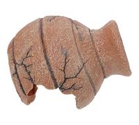 OSOLADY Reptile Hideout Cave for Terrarium with Vivid Desert Landscape Decoration, Compact round Critter Cave Safe for Snakes and Lizards, Tabletop Habitat Accessory