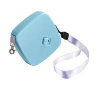 OSOLADY Retractable Small Dog Leash Mini Portable Nylon Pet Leash for Walking Training Jogging with Smooth Extendable Control for Puppies and Cats Blue Square