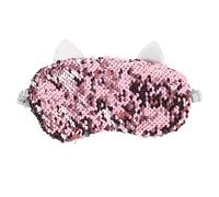 OSOLADY Reversible Glitter Eye Mask for Women Cute Unicorn Sequin Blindfold Soft Comfortable Travel Eyeshade Optimal Light Blocking Strap for Sleep