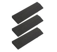 OSOLADY Robot Suitable and, Modular Use Versatile for Flexibility 3pcs Rubber Vacuum Threshold Ramps Ramp Portable Small Sweeping Entry with Steps Homes Hotels for Doorways