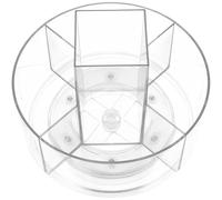 OSOLADY Rotatable Makeup Storage Organizer with Multi-layer Pet Structure, Space Saving Desktop Cosmetics Rack for Room Storage and Creative Appearance