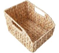 OSOLADY Rustic Style Woven Storage Basket Made for Organizing and Storage Sundries in Nursery Or Kitchen, Simple and Elegant Woven Organizer Bin