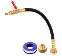 OSOLADY Rv Sprinkler Blowout Adapter High-Strength Metal Antifreeze Compressor Attachment Quick Connect Plug for Camper Water Spraying and Air Compression Multi-Function Hose Blow Out